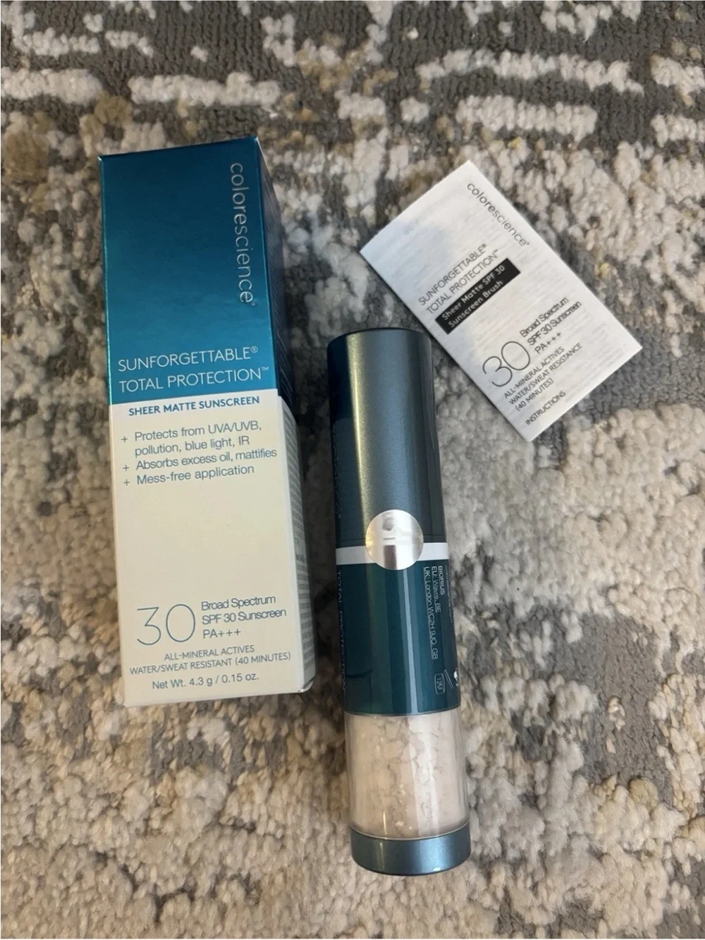 Colorescience Sunforgettable Total Protection Sheer Matte Sunscreen Brush SPF 30